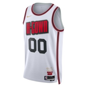 Maillot Basket Homme Houston Rockets Personnalisé 2024-25 Nike City Edition Blanc Swingman